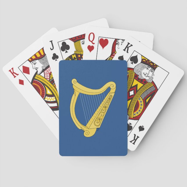 Irish Harp Playing Cards (Back)