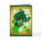 Irish Hat and Shamrocks Card