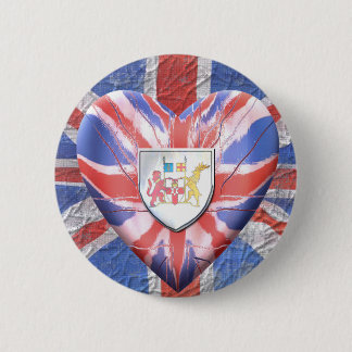 Irish Heart 2 Inch Round Button