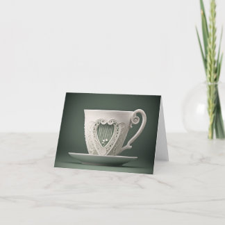 Irish Heart Note Card