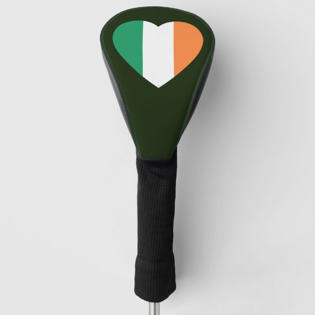 Irish Heartflag dccnt Golf Head Cover (Front)