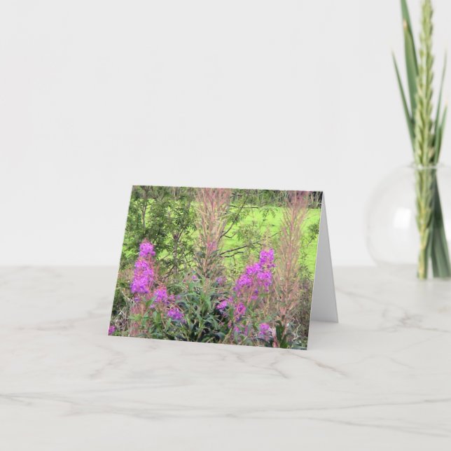 Irish Heather Note Card (Front)