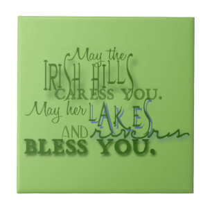 Irish Hills Blessing Tile