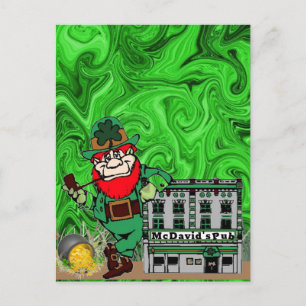 Irish holiday postcard