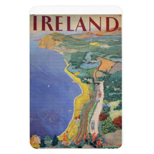 Irish Holiday Travel by CIE vintage 1950's Ireland Magnet