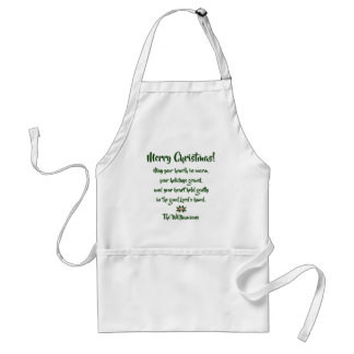 Irish Holidays Wishes Apron
