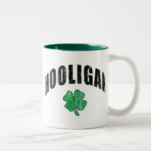 Irish Hooligan Gift Two-Tone Coffee Mug