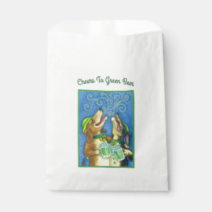 IRISH HOUND DOGS, ST. PATRICK'S DAY GREEN BEER FAVOUR BAG