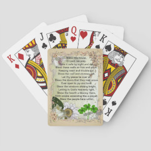 Irish House Blessing playing cards
