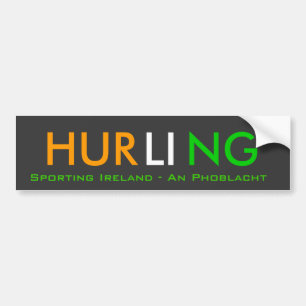 Irish Hurling Bumper Sticker