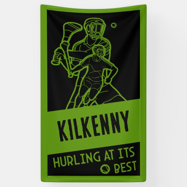 Irish Hurling Sport Banner (Vertical)