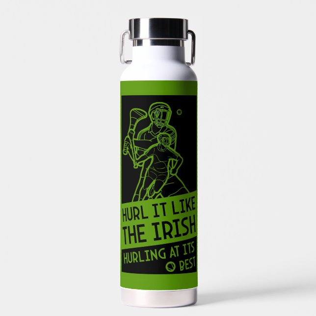 Irish Hurling Sport Water Bottle (Front)