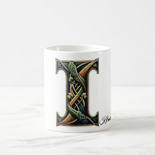 Irish I Monogram Coffee Mug