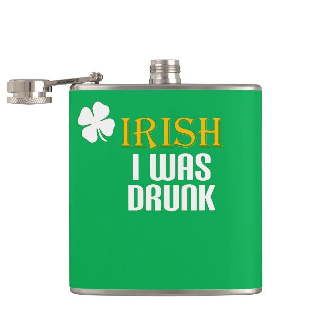 Irish I was Drunk - Flask (Opened)