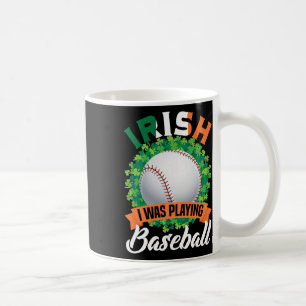 Irish I Was Playing Bysebyll Shamrocks Saint Patri Coffee Mug