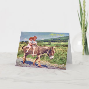 Irish image for Birthday greeting card
