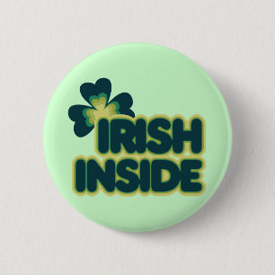 Irish Inside 2 Inch Round Button