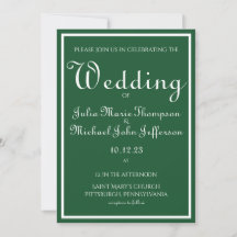 Irish Inspired Invitation