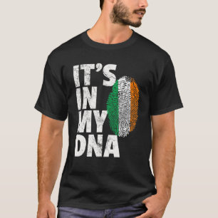 Irish Ireland Flag IT's IN MY DNA Christmas Gift C T-Shirt