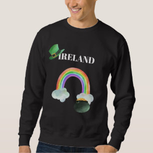 *~* IRISH IRELAND Rainbow Pot of Gold MAN T-Shirt Sweatshirt