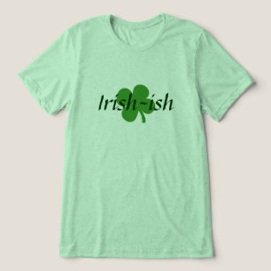 Irish-ish Cute St. Patrick's Day Tri-Blend Shirt