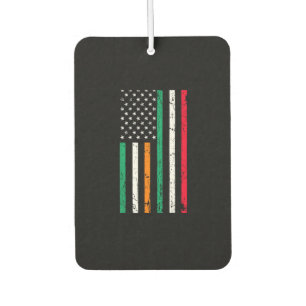 Irish Italian American Flag Ireland Italy ST PATRI Air Freshener