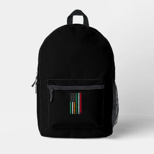 Irish Italian American Flag Ireland Italy ST PATRI Printed Backpack