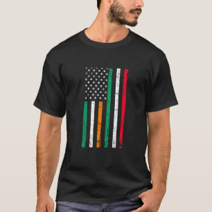 Irish Italian American Flag Ireland Italy ST PATRI T-Shirt