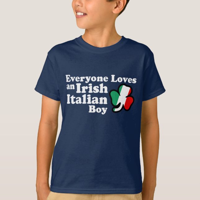 Irish Italian Boy T-Shirt (Front)