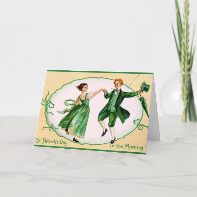 Irish Jig Greeting Card (Front)