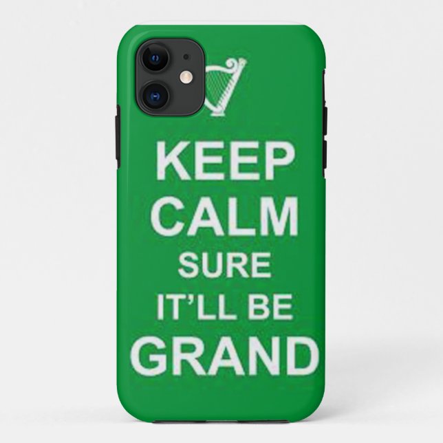 Irish keep calm case (Back)