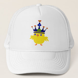 ♫♥Irish King Crowned Chicken Stylish Trucker Hat♥♪ Hat