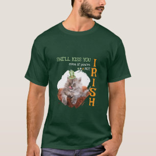Irish Kiss Cat T-Shirt