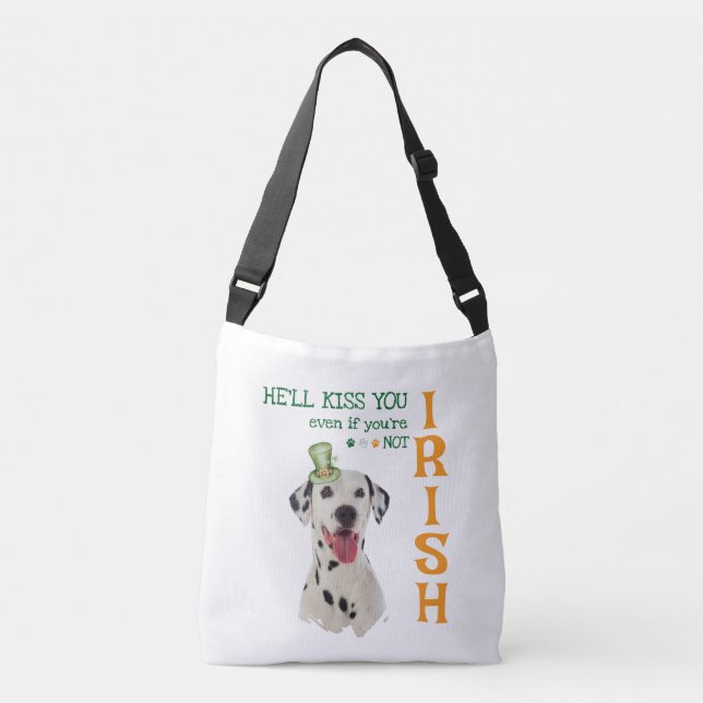 Irish Kiss Dog Crossbody Bag (Front)