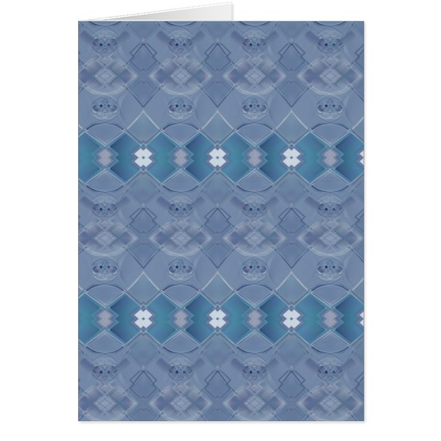 Irish Lace - Wedgewood Blue greeting card (Front)