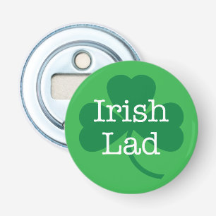 Irish Lad–Shamrock St. Patrick's Day Bottle Opener