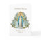 Irish Lady of Knock Virgin Mary Blue Floral