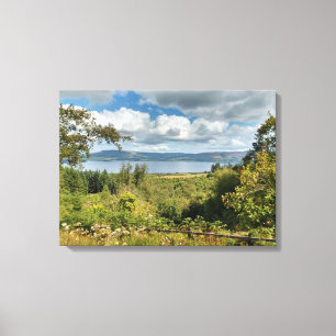 Irish Lake under Irish Sky Canvas Print