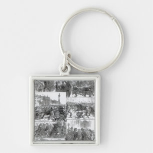 Irish Land League Agitation Keychain