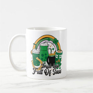 Irish Lass Full of Sass - Cheeky St. Patrick's Day Coffee Mug