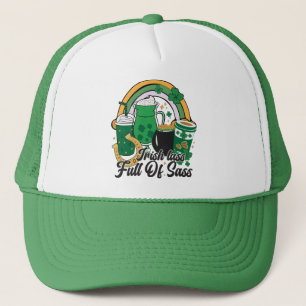 Irish Lass Full of Sass - Cheeky St. Patrick's Day Trucker Hat