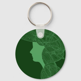 Irish Lass Keychain