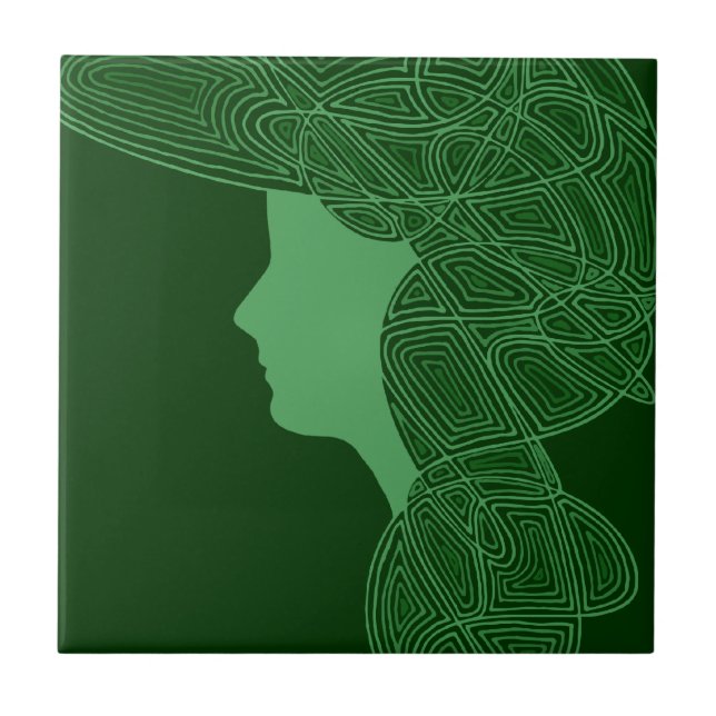 Irish Lass Tile (Front)