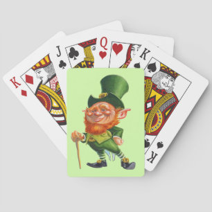 IRISH LEPRECHAUN playing cards