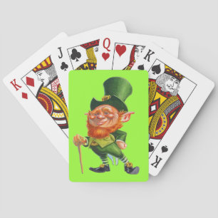 IRISH LEPRECHAUN playing cards