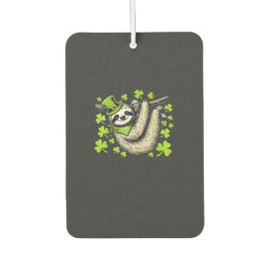 Irish Leprechaun Sloth Shamrock St Patricks Day An Air Freshener