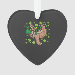 Irish Leprechaun Sloth Shamrock St Patricks Day An Ornament