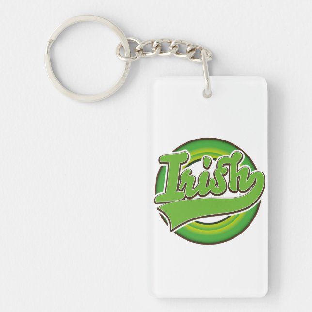 Irish logo. keychain (Front)