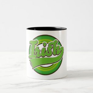 Irish logo. Two-Tone coffee mug