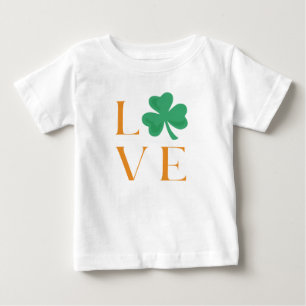 Irish Love Green and Orange Tee for Babies